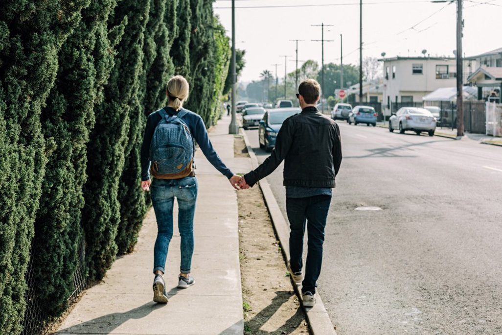 BIG Talk Movie Recommendations, image of two teens holding hands.